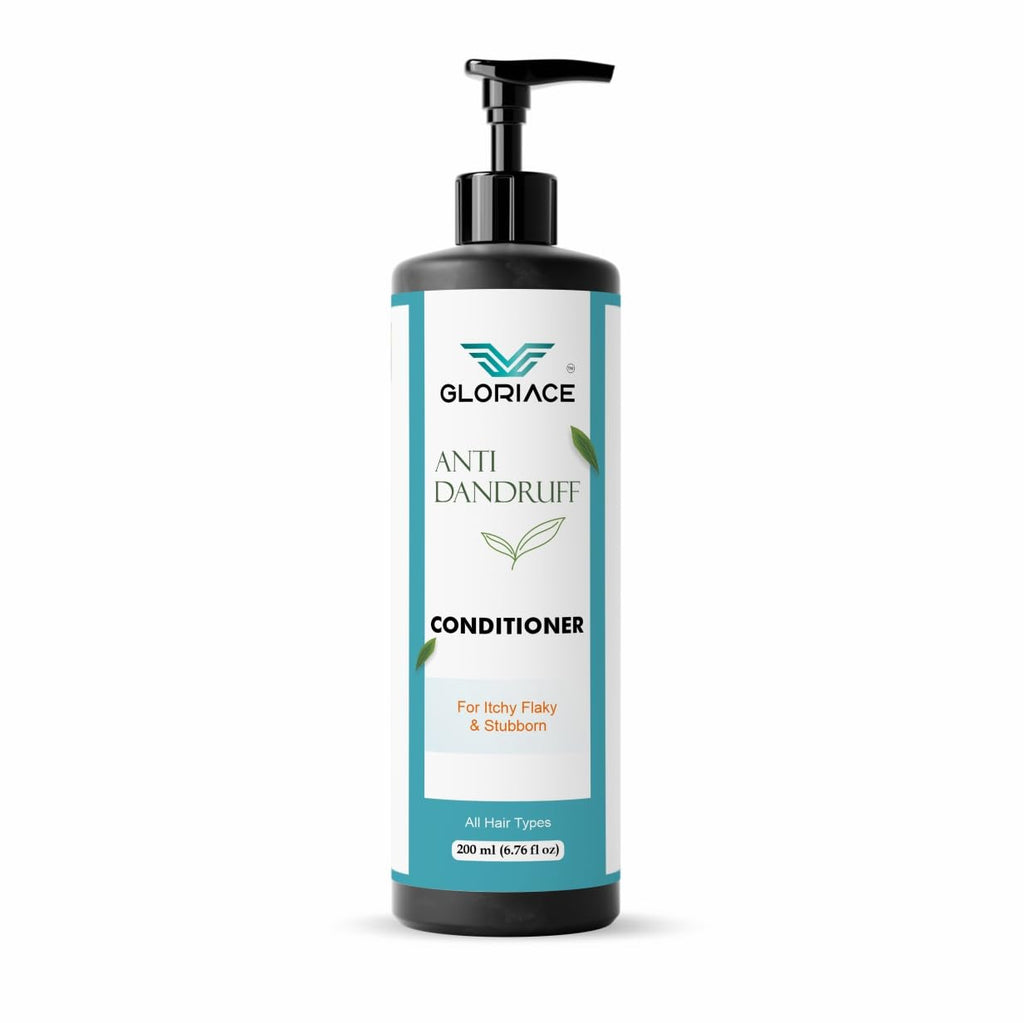 Gloriace Anti Dandruff Conditioner with Rice Water, for Itchy Flaky and Stubborn Dandruff, All Hair Types, 200 ml