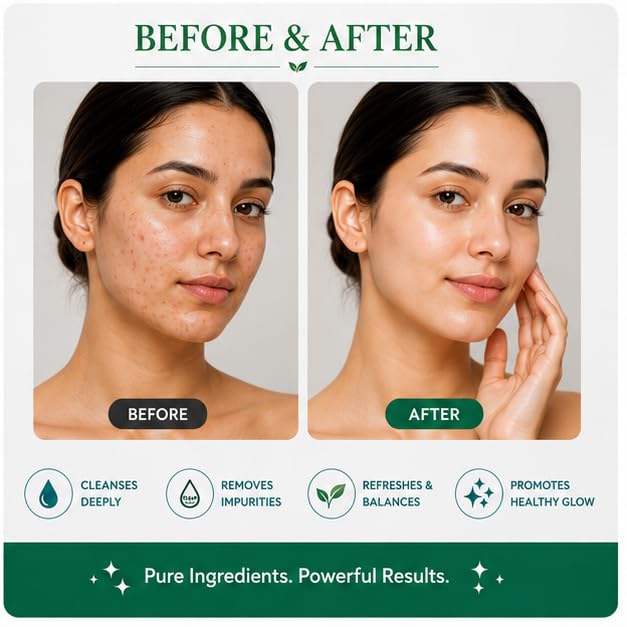 GLORIACE Green Tea Face Wash with Built-in Soft Silicone Cleansing Brush | Daily Facial Cleanser with Natural Green Tea Extract | Gently Removes Excess Oil & Impurities | Suitable for All Skin Types | 150 ml