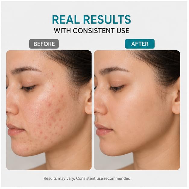 GLORIACE Anti Acne Face Serum for Oily & Blemish-Prone Skin | Lightweight Facial Serum for Daily Skin Care Routine | Non-Greasy Formula for Refined & Clear-Looking Skin | 30 ml
