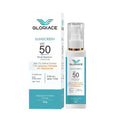 Gloriace Niacinamide + Saffron Extract Sunscreen SPF 50 PA++++ | Brightening & Oil Control Sun Protection | Lightweight Daily Glow Sunscreen for All Skin Types | 100ml