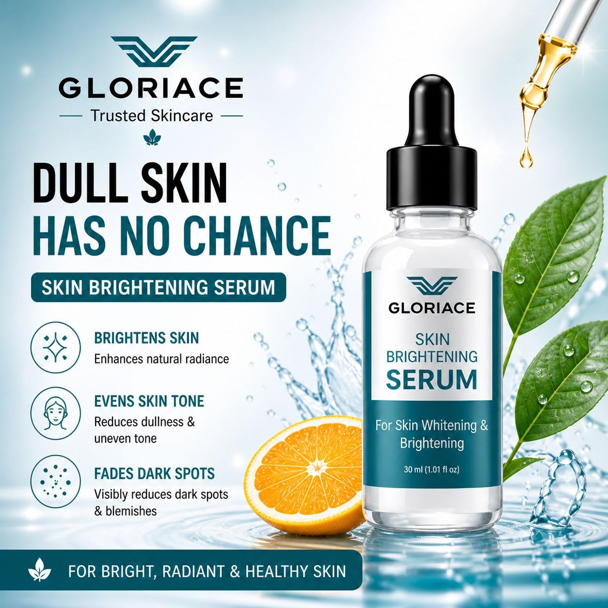 Skin Brightening Serum for Whitening & Brightening, 30ml (1.01 fl oz)